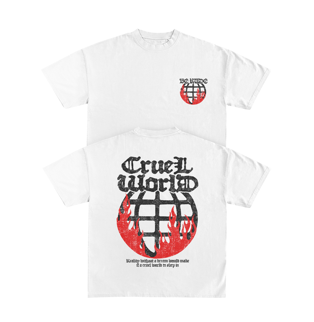 "CRUEL WORLD" TEE